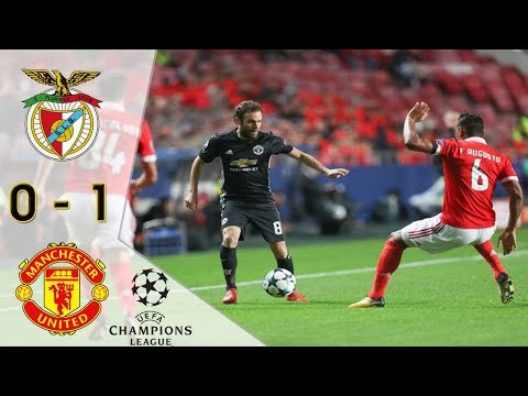 Benfica vs Manchester United (0-1) Highlights Match & All Goals HD, Champions League 19/10/2017