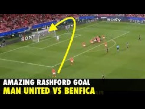 Manchester United vs Benfica – Amazing Rashford Goal