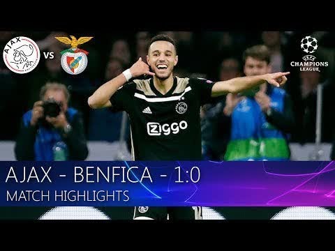 Ajax – Benfica – 1:0. Match highlights (23.10.2018)