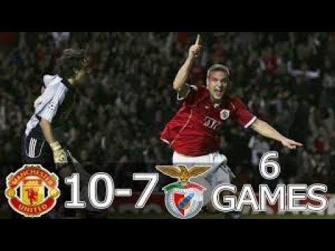 SL Benfica vs Manchester United 2 1 All Goals and Highlights UCL 2005 06