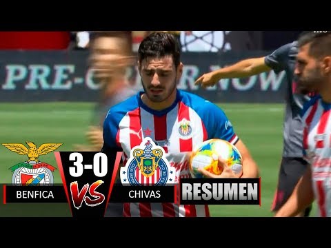 Benfica Vs Chivas 3-0 Resumen y Goles International Champions Cup 2019 – HD