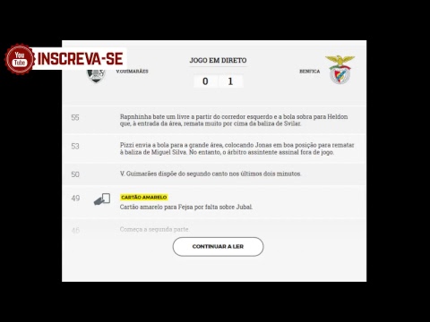 Benfica VS Vitoria de Guimarães FULL HD