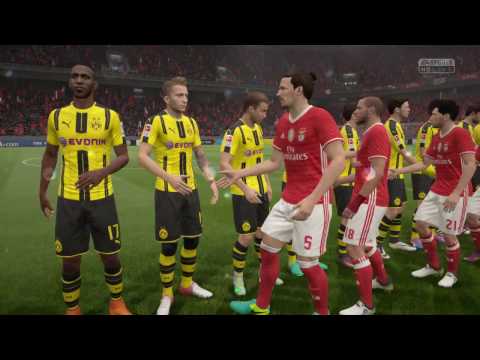 Benfica vs Borussia Dortmund | FIFA 17 Simulation Match | UEFA Champions League