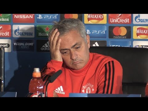Jose Mourinho Full Pre-Match Press Conference – Manchester United v Benfica – Champions League