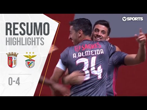 Highlights | Resumo: SC Braga 0-4 Benfica (Liga 19/20 #4)