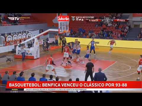 Basquetebol: SL Benfica 93-88 FC Porto – 5.º Jornada CN 2018/19