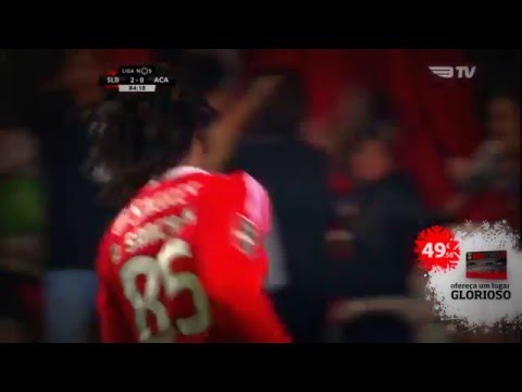 Renato Sanches Fantastic Goal – Benfica vs. Academica 3-0 – Premier Liga – 04/12/2015 [HD]