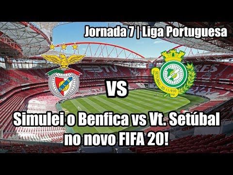 Liga 2019-20 Jornada 7 | Benfica vs Vitória Setúbal (Simulação no FIFA 20)