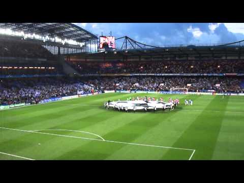 Team entrance, Chelsea – SL Benfica 04.04.2012