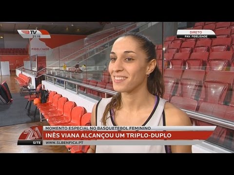 Basquetebol Feminino | Inês Viana assinou um triplo-duplo