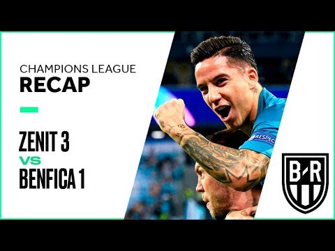 Zenit 3-1 Benfica: Champions League Group G Recap with Goals and Best Moments