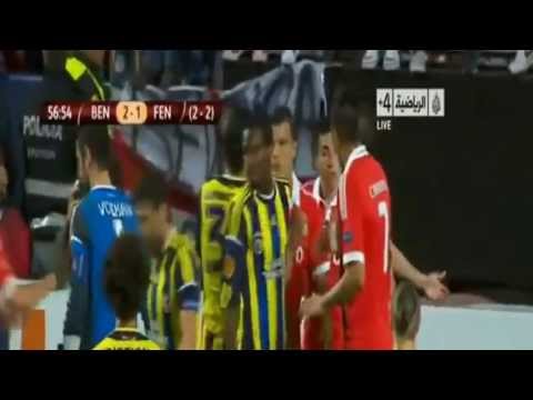 UEFA Europa League 02.05.13 | Benfica – Fenerbahçe | Gökhan Gönül yaralandı
