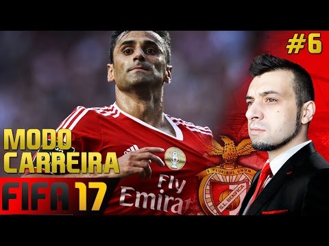 JONAS FIFA 2017 Modo Carreira Treinador com o SL Benfica #6 | FIFA 17 Português