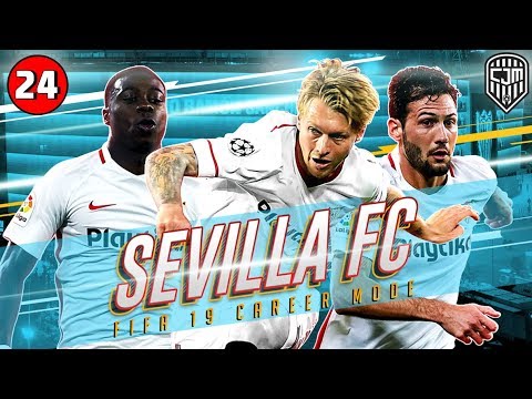 FIFA 19 Sevilla Career Mode: Drama Leg Dua Babak 16 Besar UEFA Europa League Lawan SL Benfica #24