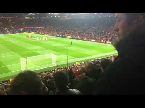 Manchester United V SL Benfica Entrance