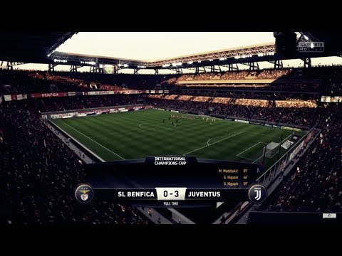 FIFA 18 – Match Recap – International Champions Cup – Sl Benfica vs. Juventus @ Estadio Da Luz
