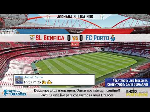 Relato do SL Benfica vs FC Porto