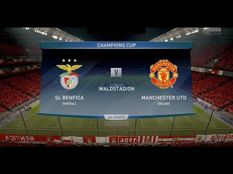 Manchester United – Full Manual Career Mode – Fifa 18 –  SL Benfica v Manchester United