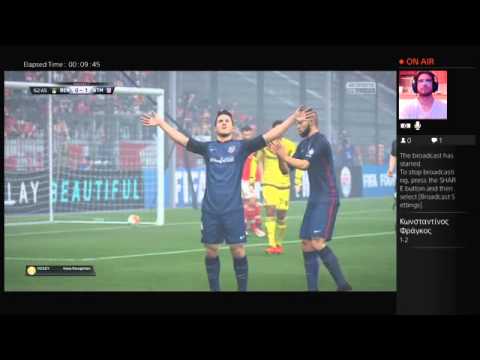 Sl Benfica vs Atletico Madrid uefa champions league FIFA 16 Greek live streaming