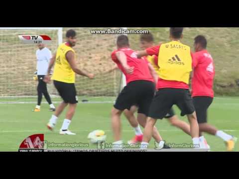 O treino matinal do SL Benfica, no 9º dia da pré-época 2017/18