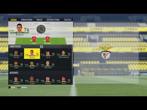 BENFICA CUSTOM TACTICS AND INSTRUCTIONS ! – FIFA 17