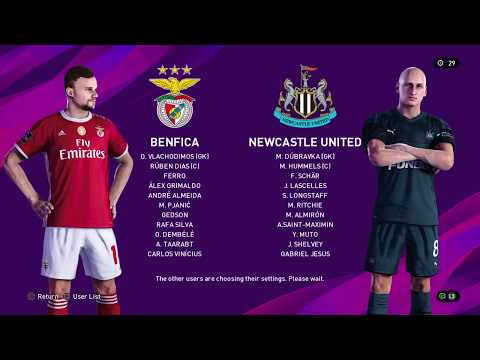 Live – euroPES Super League -Benfica v. Newcastle – eFootball PES 2020 Gameplay