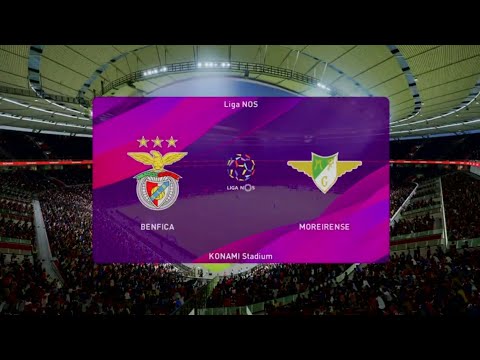 SL Benfica vs Moreirense Fc | PES 20 Liga NOS Live Gameplay
