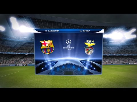 Pes 11 UEFA Champions League FC Barcelona vs SL Benfica