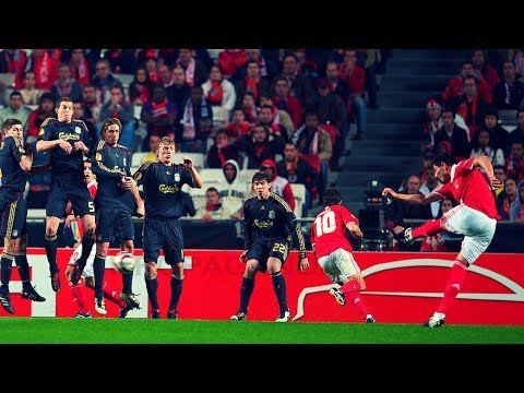 Oscar Cardozo ● All Free Kick Goals For SL Benfica