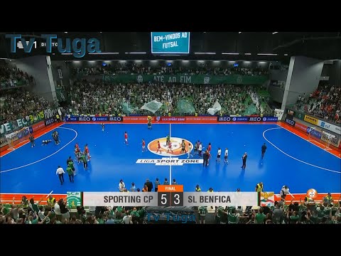 Futsal: Sporting CP 5-3 (após prolongamento) SL Benfica – 4.º jogo da Final do play-off 2019 Golos