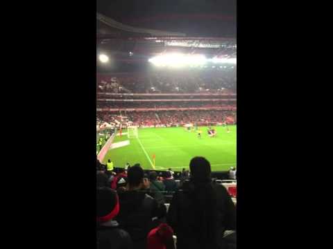 Jonas Penalty Goal Live At SL Benfica Stadium